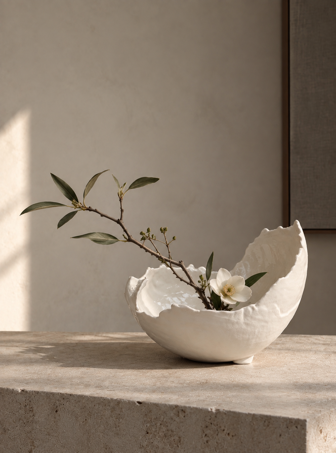 VASE COQUILLE - PORCELAIN