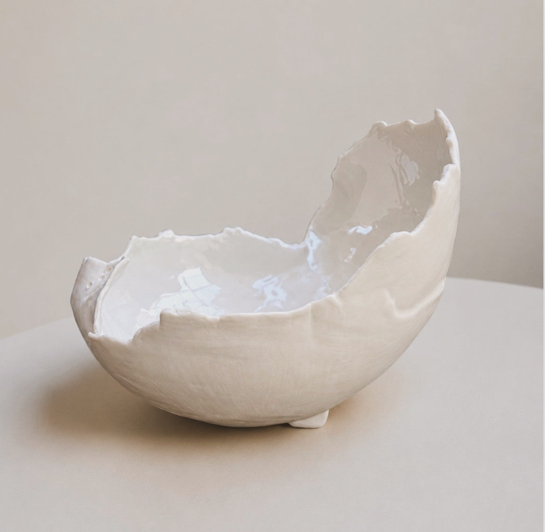 PORCELAIN BOWL - COQUILLE
